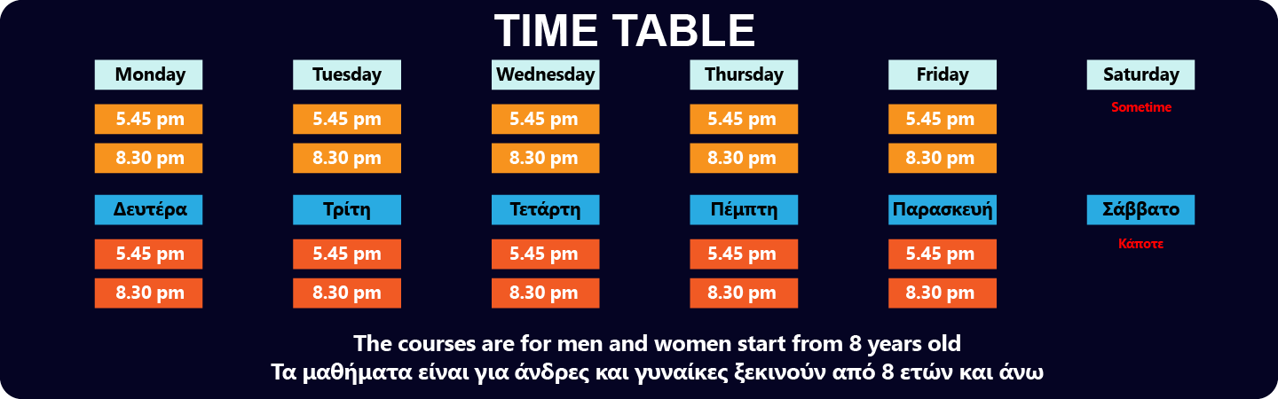 Time table